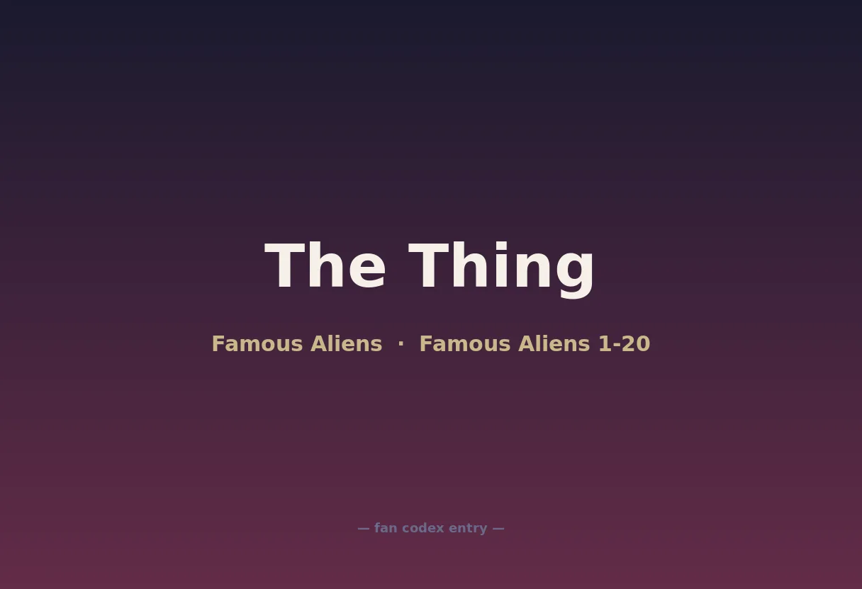 The Thing